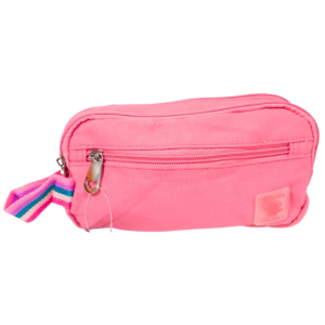 Estojo Escolar Duplo Escolar Tecido Clio - rosa