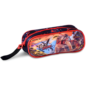 Estojo Simples T-rex Attack - TreX Vermelho