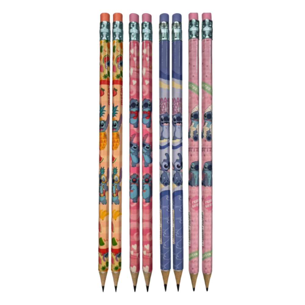 Lápis Grafite Stitch molin (Estampas Sortidas) - Imagem 3