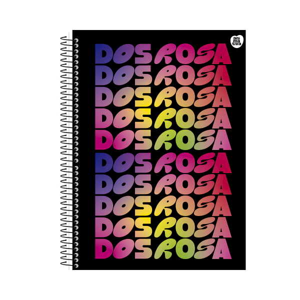 Caderno 1x1 Dos Rosa Animativa - Imagem 2