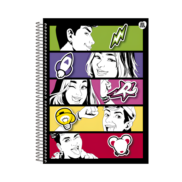 Caderno 1x1 Dos Rosa Animativa - Imagem 7