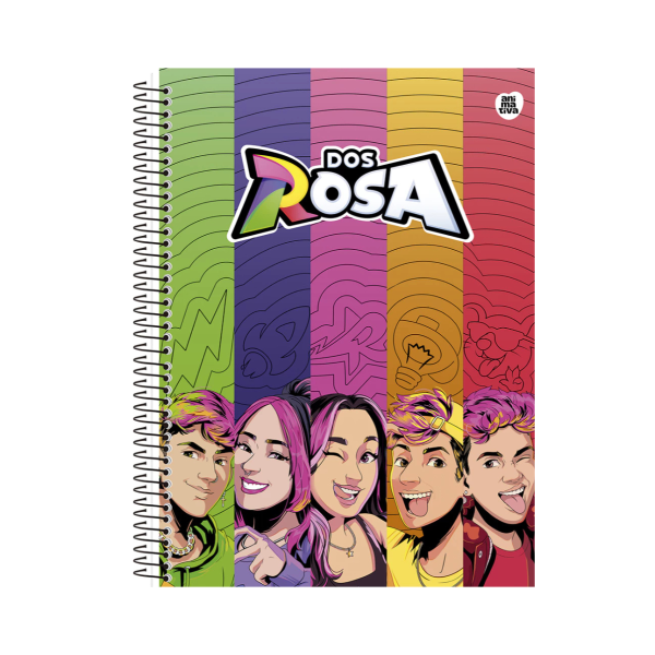Caderno 1x1 Dos Rosa Animativa - Imagem 8