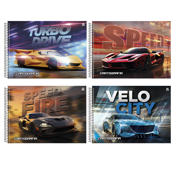 Caderno de Desenho Silver Tuning Animativa
