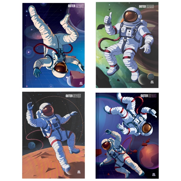 Caderno Brochurão Outer Space Animativa