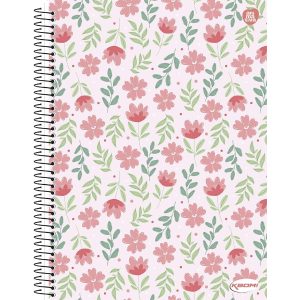 Caderno 1x1 Feminino Kbom! Animativa - 1