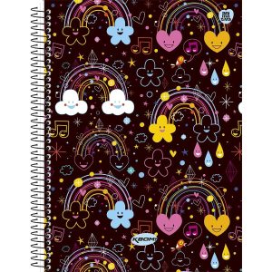 Caderno 1x1 Feminino Kbom! Animativa - 2