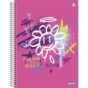 Caderno 1x1 Feminino Kbom! Animativa - 4