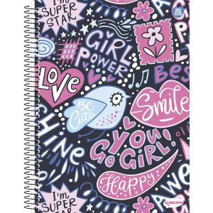 Caderno 1x1 Feminino Kbom! Animativa - 6