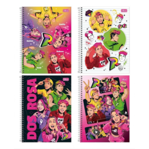 Caderno 1x1 Turma Dos Rosa Tilibra 411251