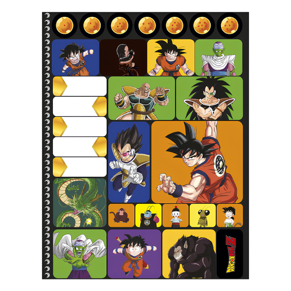 Caderno 1x1 Dragon Ball Z Animativa - Imagem 6