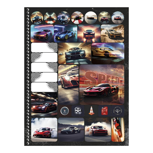 Caderno 1x1 Silver Tuning Animativa - Imagem 6