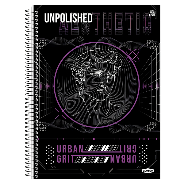 Caderno 1x1 Masculino Bom:D+ Animativa - Imagem 2