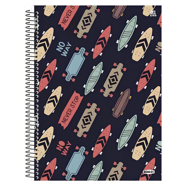 Caderno 10x1 Masculino Bom:D+ Animativa - Imagem 8