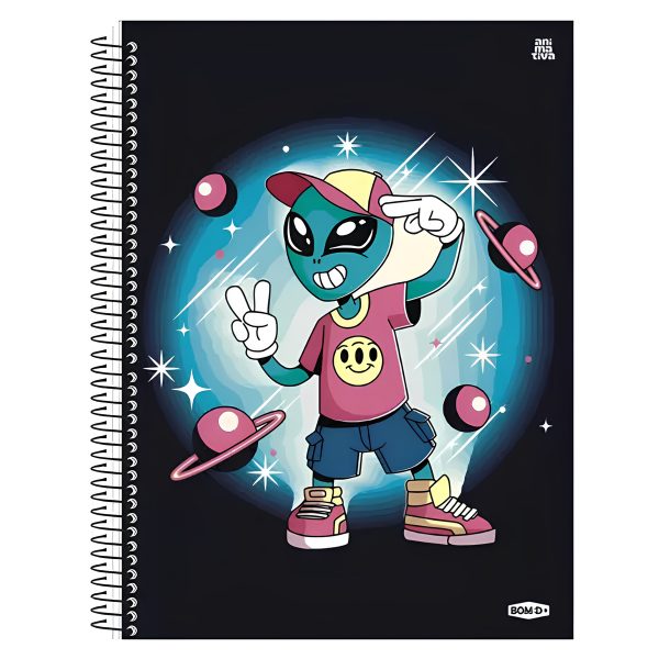 Caderno 10x1 Masculino Bom:D+ Animativa - Imagem 7