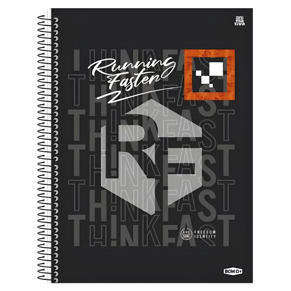 Caderno 10x1 Masculino Bom:D+ Animativa - Imagem 6
