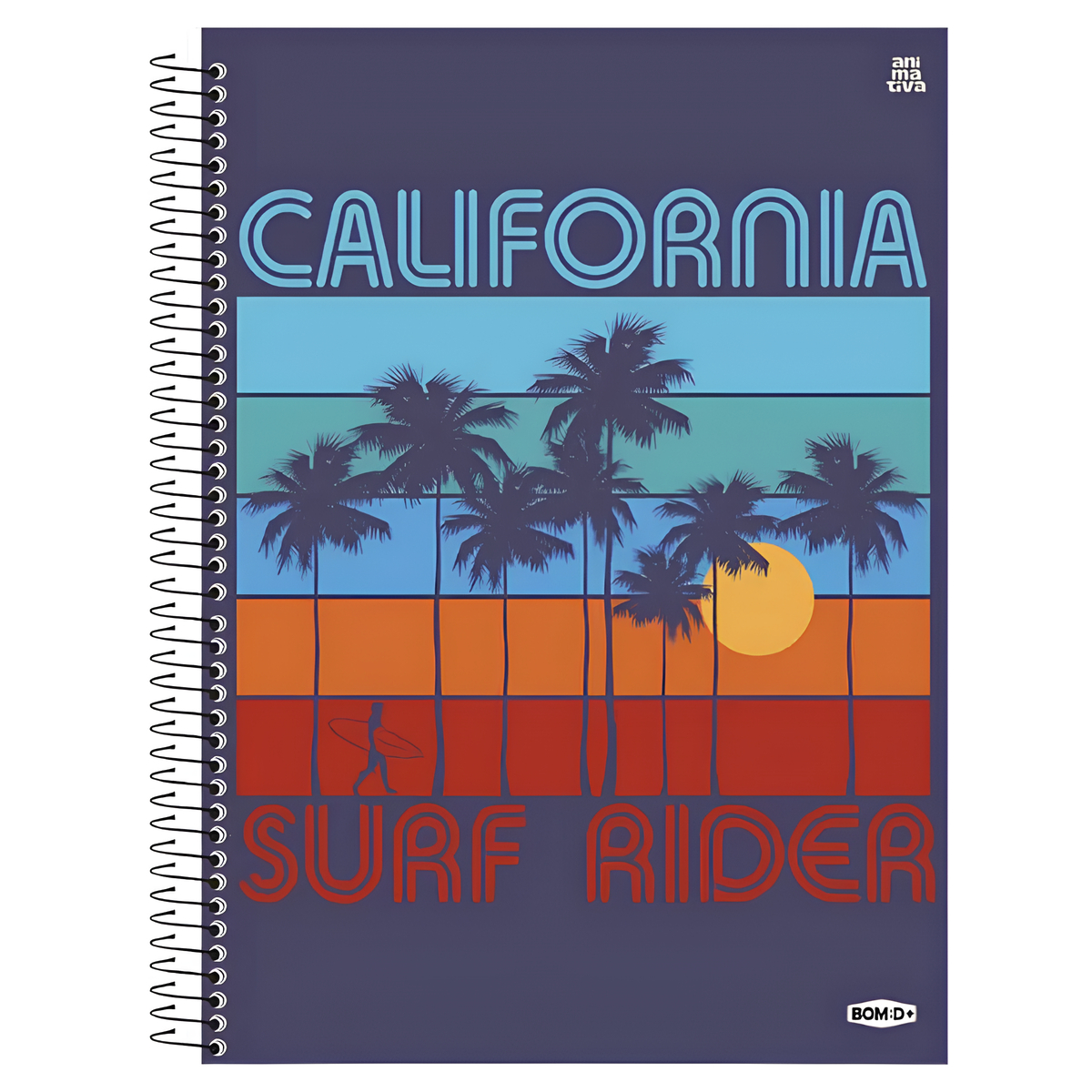 Caderno 1x1 Masculino Bom:D+ Animativa - Imagem 5