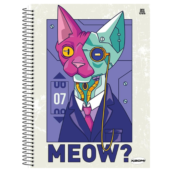 Caderno 1x1 Masculino Kbom! Animativa - Imagem 9