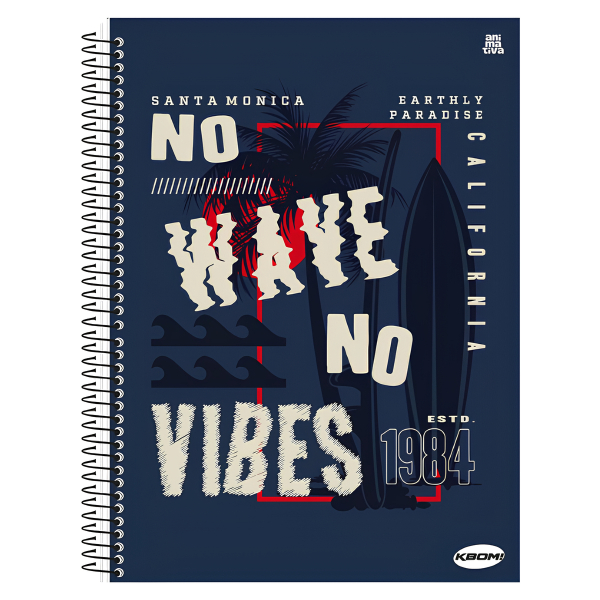 Caderno 1x1 Masculino Kbom! Animativa - Imagem 8