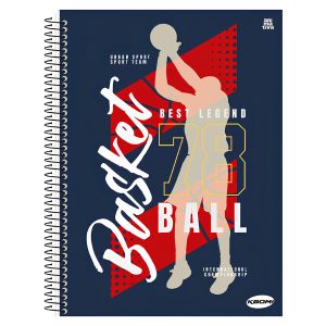 Caderno 1x1 Masculino Kbom! Animativa - 4