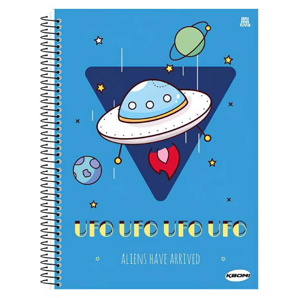 Caderno 1x1 Masculino Kbom! Animativa - Imagem 6