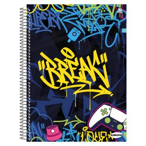 Caderno 1x1 Masculino Kbom! Animativa - 6