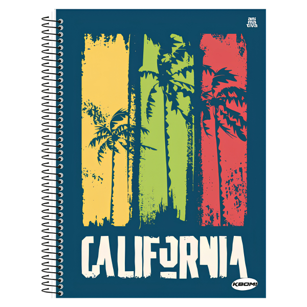 Caderno 1x1 Masculino Kbom! Animativa - Imagem 4