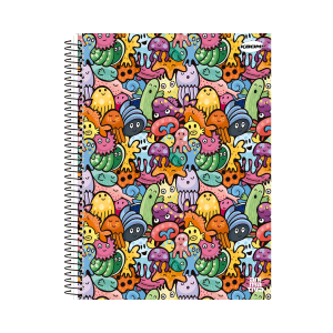 Caderno 10x1 Kbom! Masculino Animativa - 4