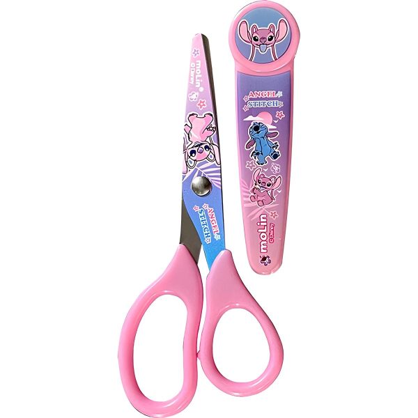 Tesoura Escolar Com Protetor Stitch Molin - Imagem 2