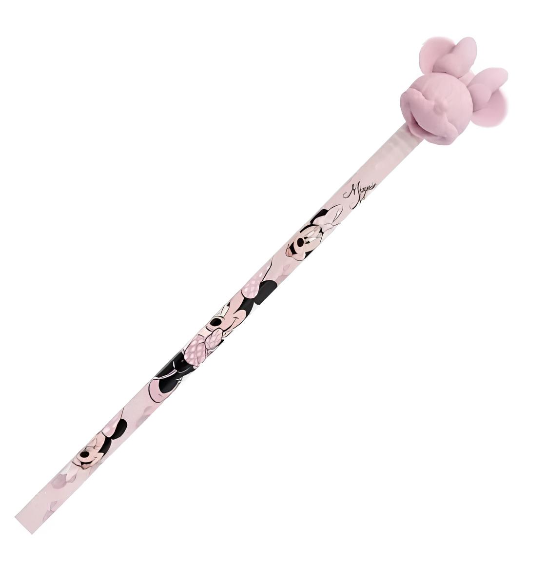 Lápis Grafite Com Ponteira de Borracha Disney Minnie Molin - Imagem 2