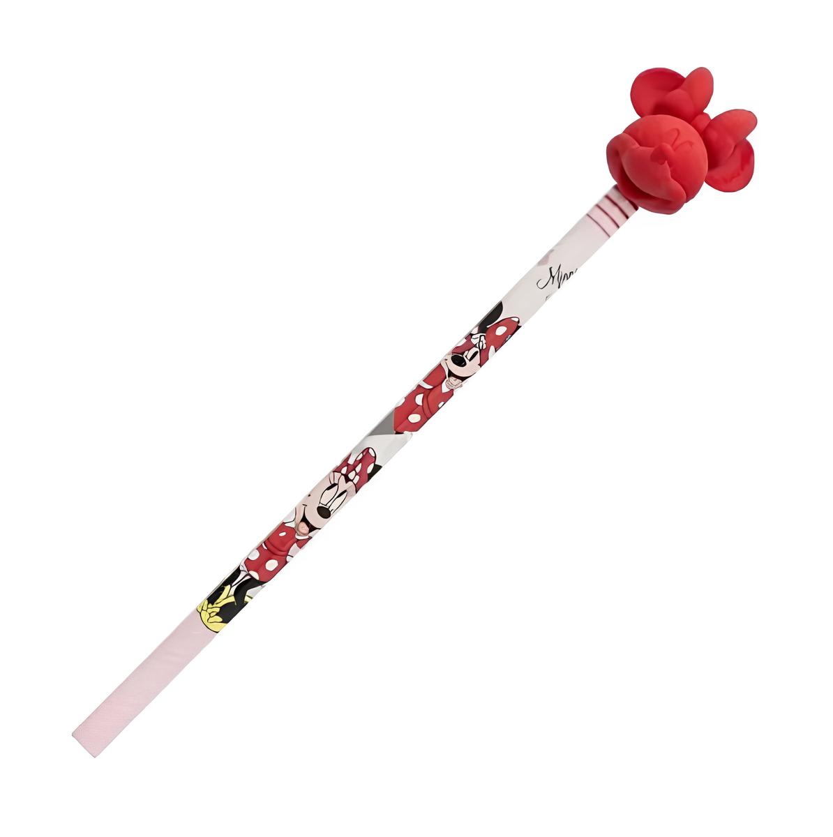 Lápis Grafite Com Ponteira de Borracha Disney Minnie Molin - Imagem 3