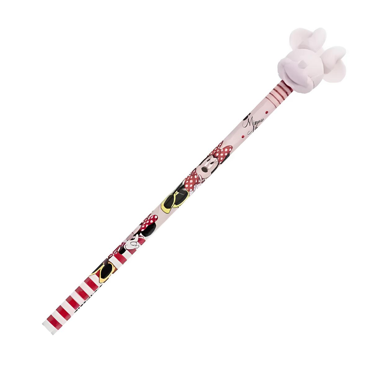Lápis Grafite Com Ponteira de Borracha Disney Minnie Molin - Imagem 4