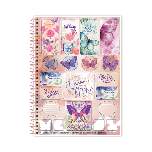 Caderno 10x1 Purpurina Credeal - Imagem 2