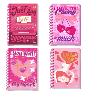 Caderno 1x1 Love Credeal