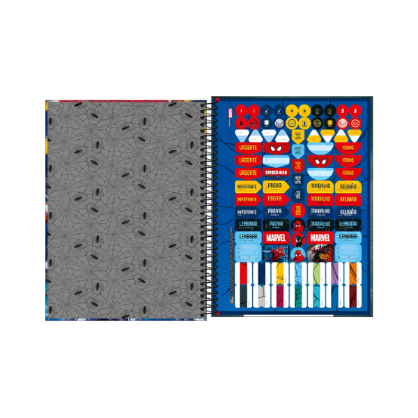 Caderno 1x1 Marvel Spider-Man Tilibra - Imagem 2