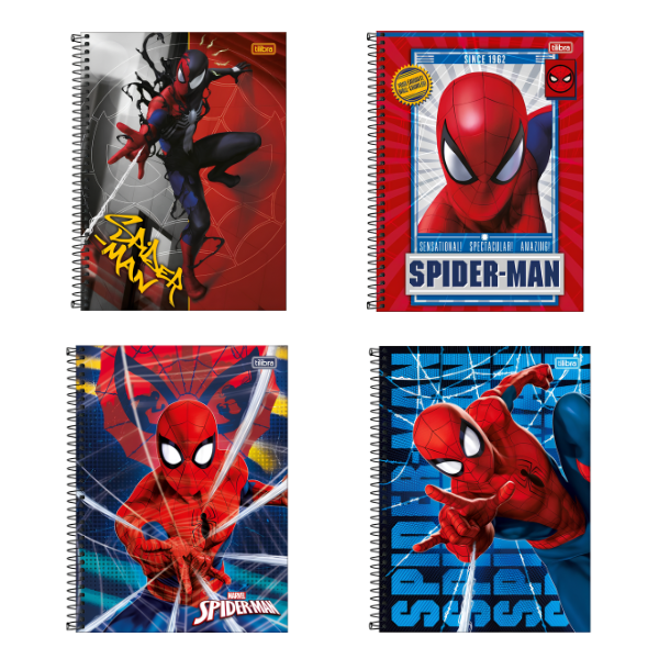 Caderno 1x1 Marvel Spider-Man Tilibra