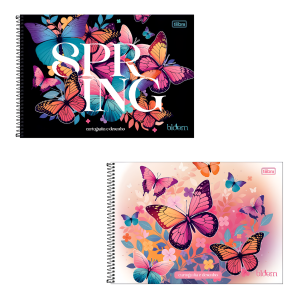 Caderno de Desenho Bloom Tilibra