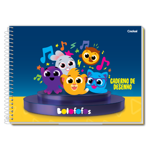 Caderno de Desenho Bolofofos Credeal - Imagem 4