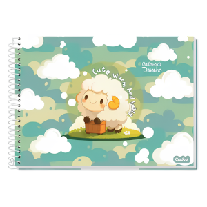 Caderno de Desenho Lala Pets Credeal - 2