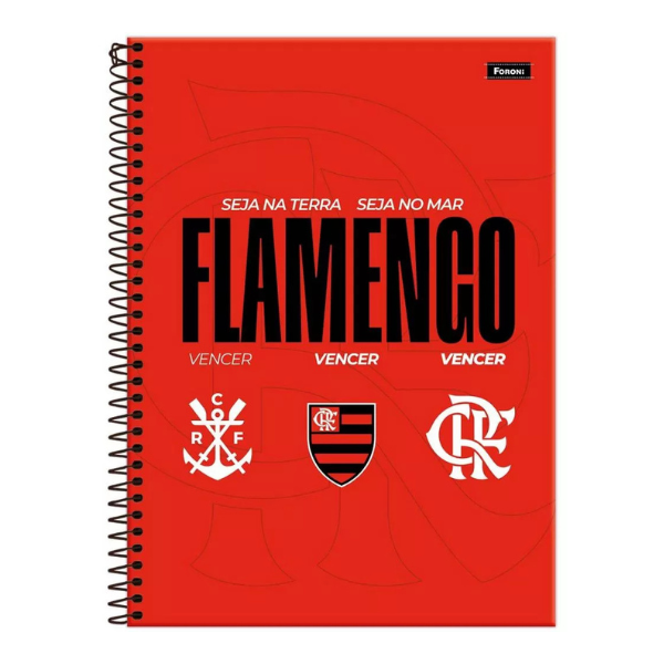 Caderno 10x1 Flamengo Foroni - Imagem 7