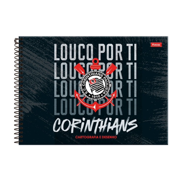 Caderno de Desenho Corinthians Foroni - Imagem 4