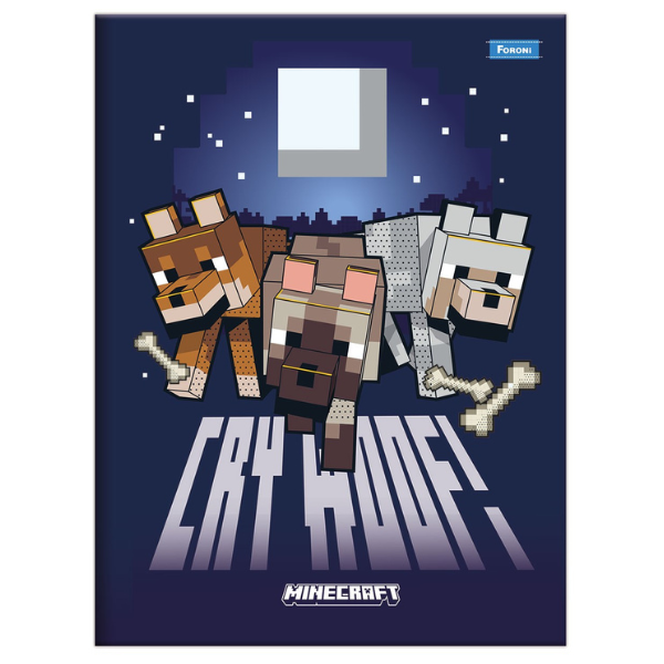 Caderno Brochurão Minecraft Foroni - Imagem 3