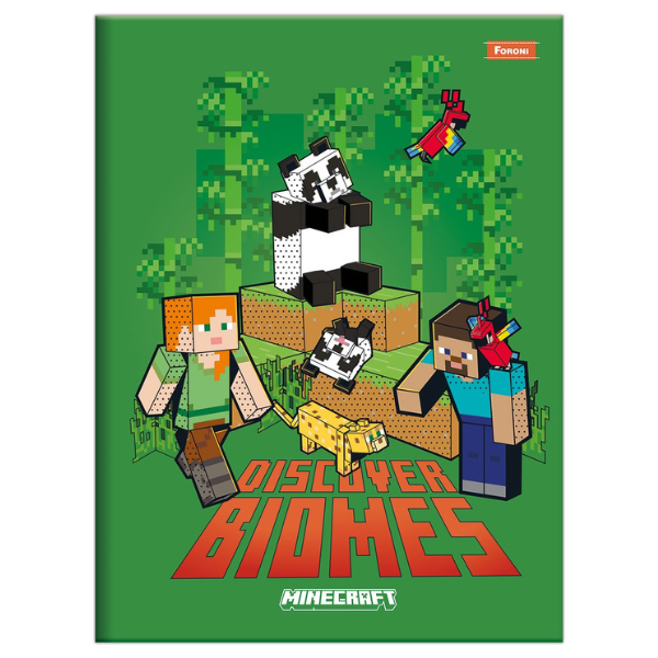 Caderno Brochurão Minecraft Foroni - Imagem 5