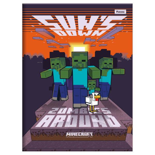 Caderno Brochurão Minecraft Foroni - Imagem 4