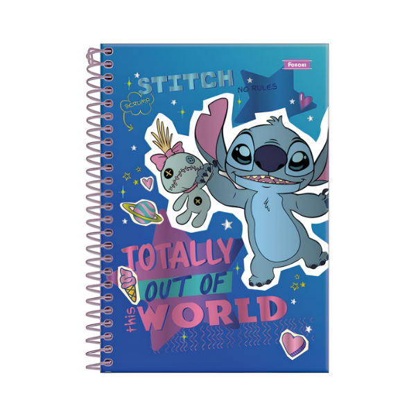 Caderno 10×1 Stitch Foroni (Com Cheiro) - Imagem 2