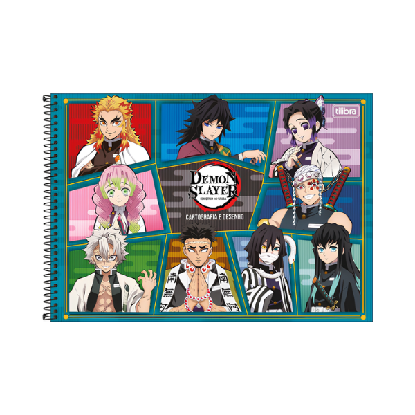 Caderno de Desenho Demon Slayer Tilibra - Imagem 3