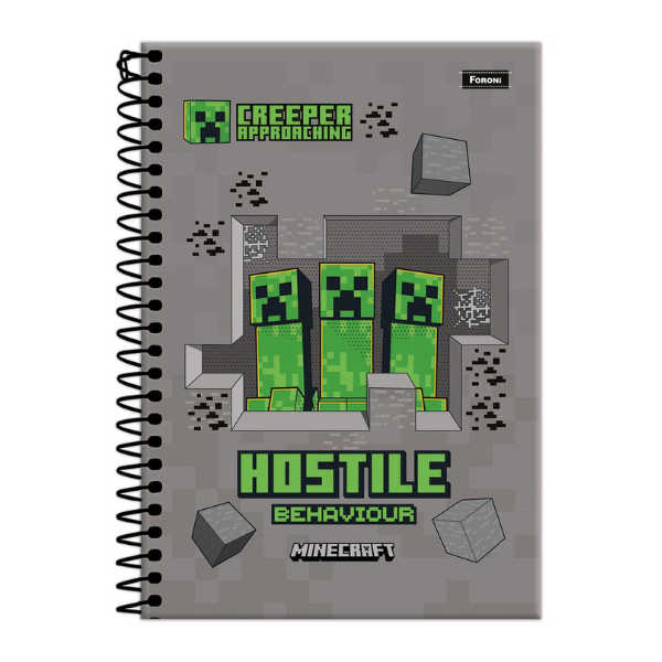 Caderno 1×1 Minecraft Foroni - Imagem 4