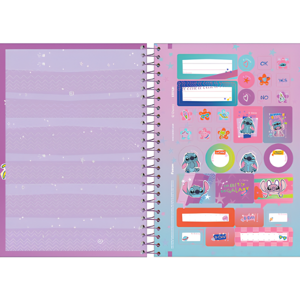 Caderno 10×1 Stitch Foroni (Com Cheiro) - Imagem 6