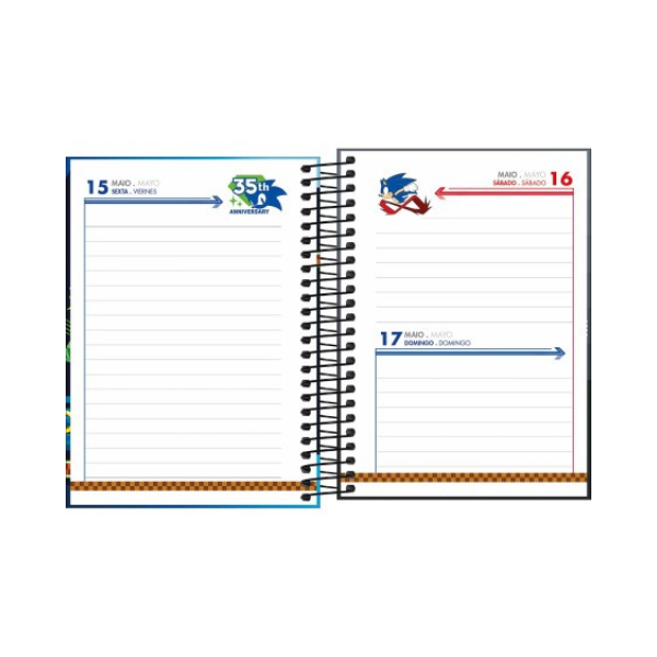 Agenda Escolar 2026 Sonic Tilibra - Imagem 11