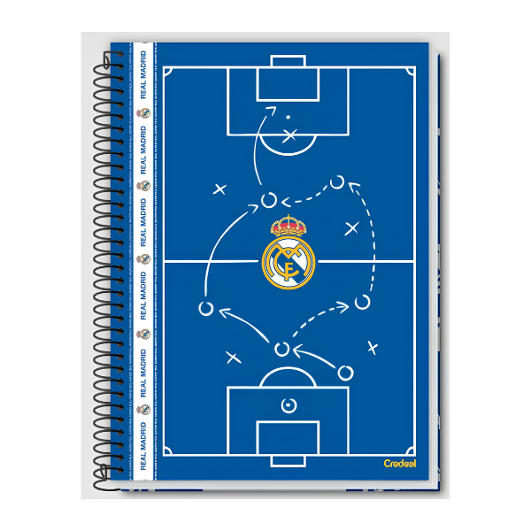 Caderno 10x1 Real Madrid Credeal - Imagem 8