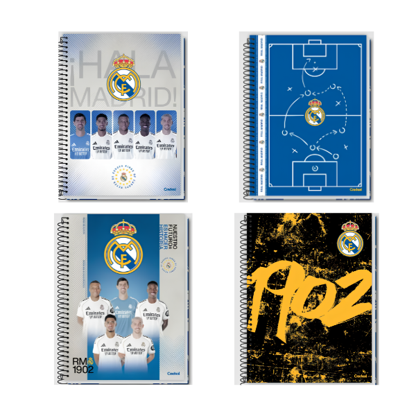 Caderno 10x1 Real Madrid Credeal